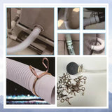 Single wire spring hose clamps