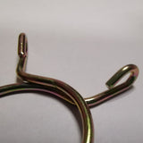 Single wire spring hose clamps