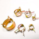 Spring hose clamps pipe clamps cable clamp